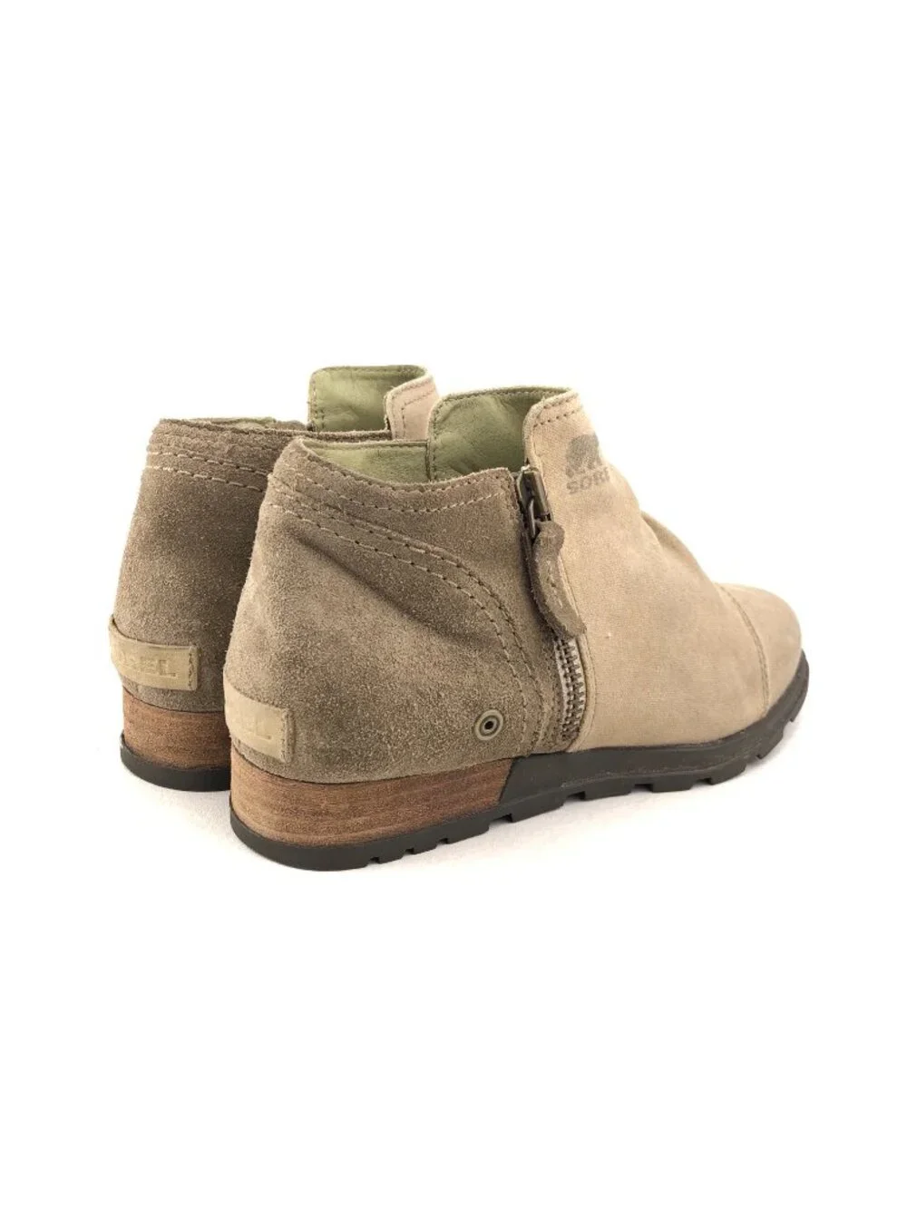 Sorel Major Low Canvas Zip Ankle Boots 8
